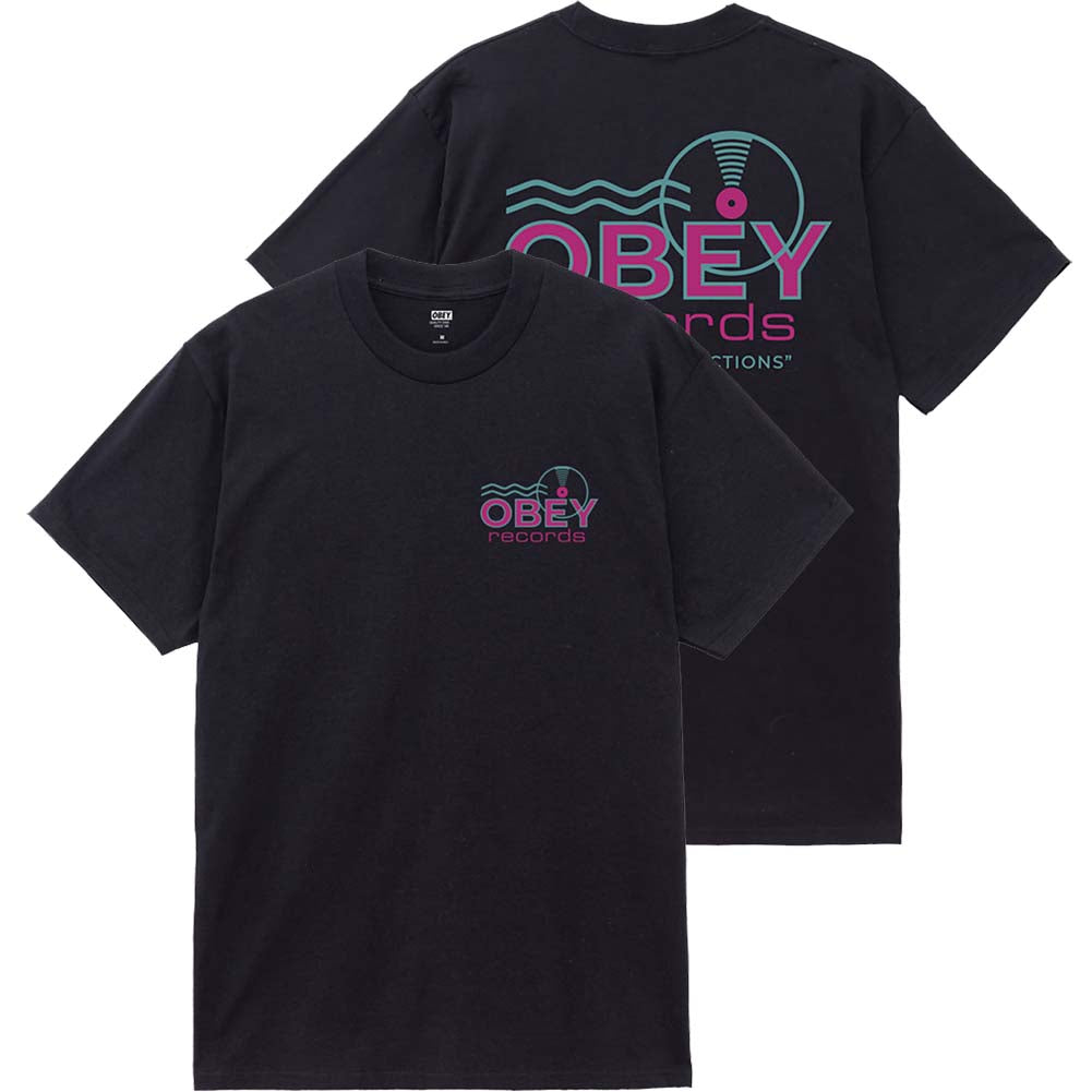 Obey Records Sound Wave T-Shirt