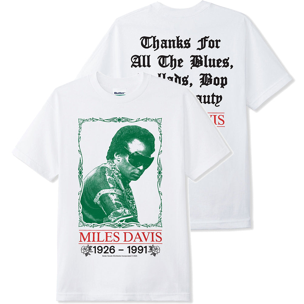Butter Goods X Miles Davis Thanks T-Shirt