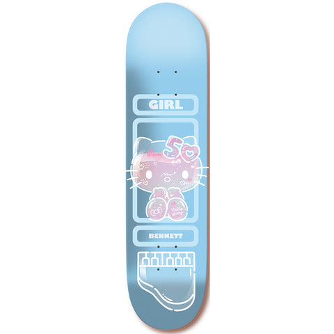 Girl Bennett Hello Kitty 50th Anniversary Skateboard Deck 8.0