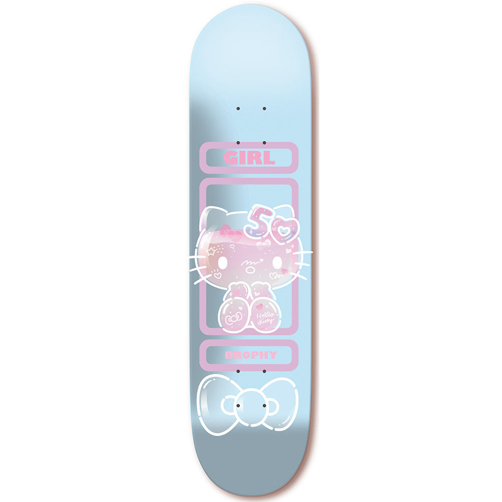 Girl Brophy Hello Kitty 50th Anniversary Skateboard Deck 8.25