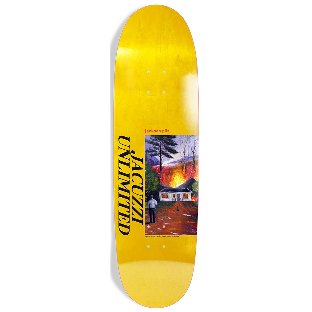 Jacuzzi Jackson Pilz Lawn Fire Skateboard Deck 9.125