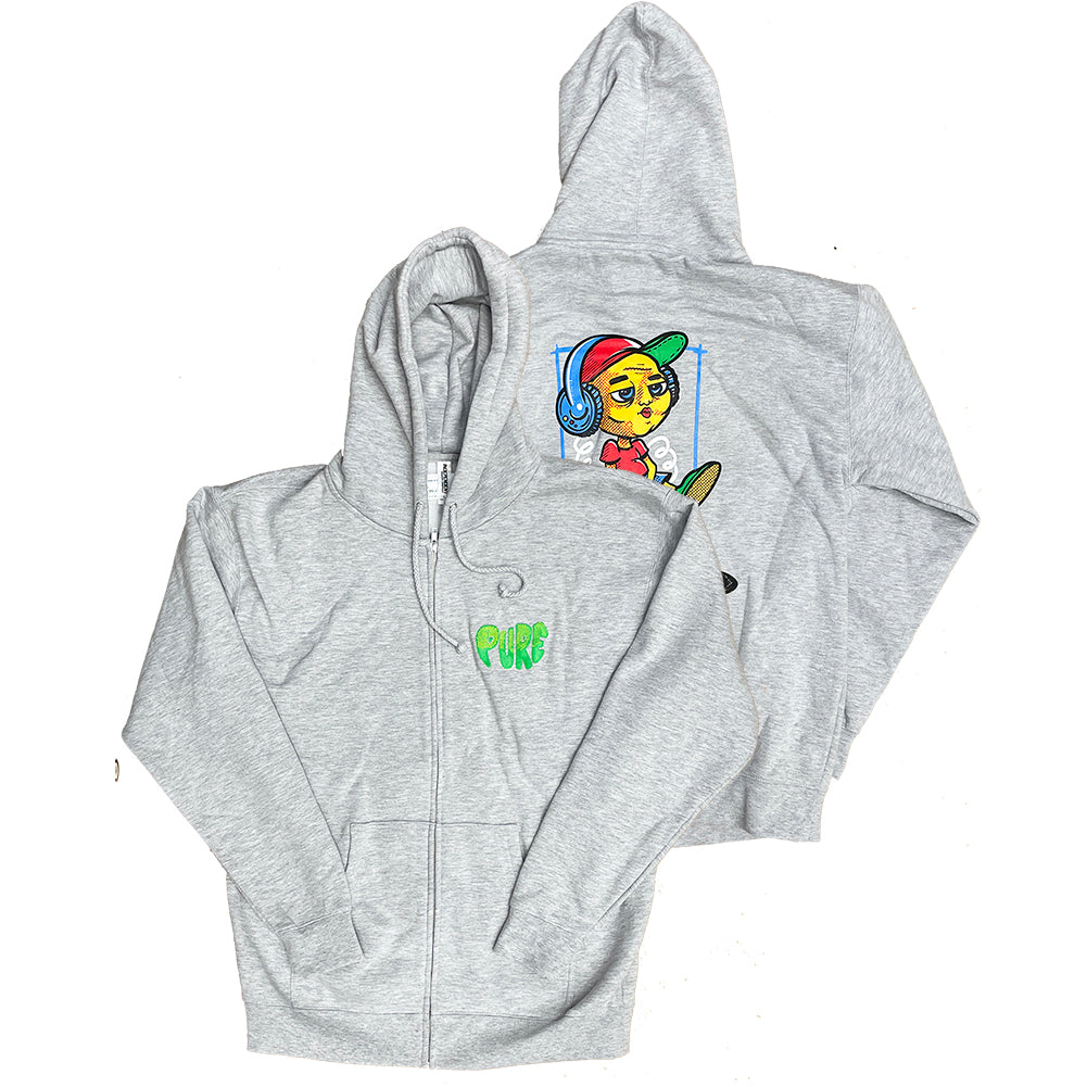 Pure Muzak Zip Hoodie