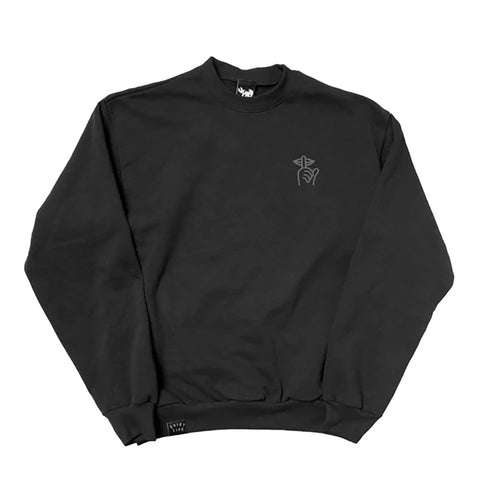 The Quiet Life Shhh Embroidery Crewneck Sweatshirt