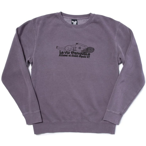 The Quiet Life Howell La Vie Pigment Dyed Crewneck Sweatshirt