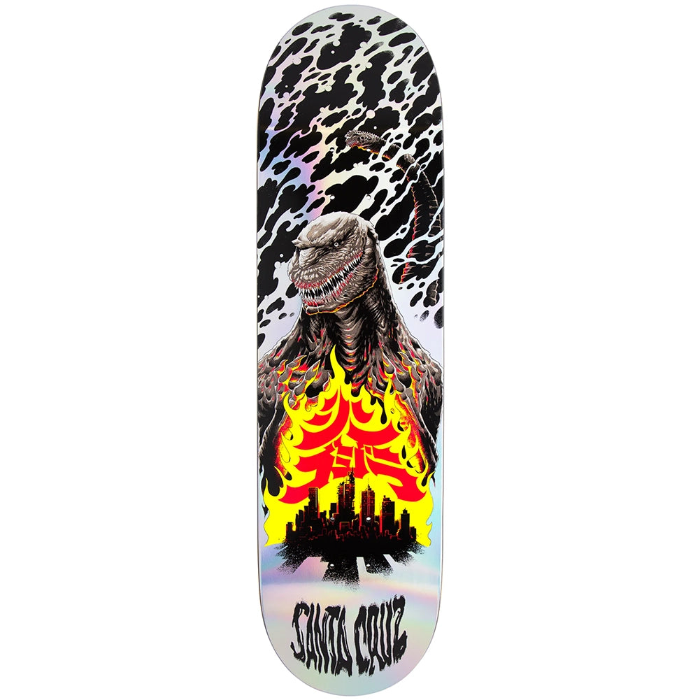 Santa Cruz X Godzilla Shin Knox Firepit Skateboard Deck 8.5