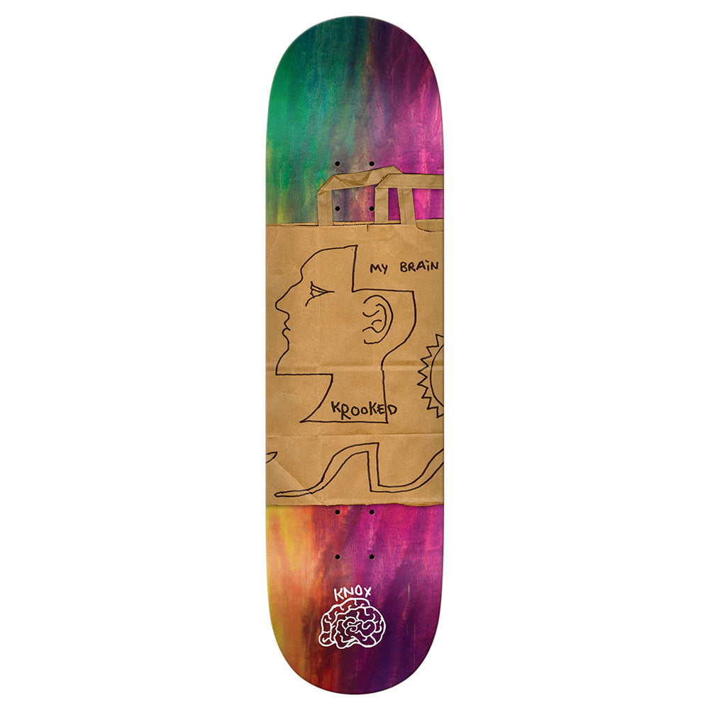 Krooked Knox Tom's Brain Skateboard Deck 8.5