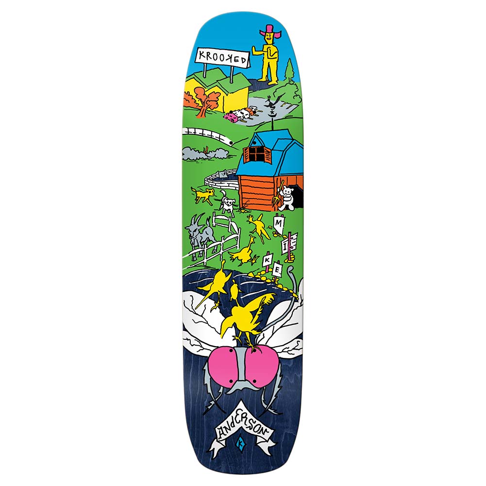 Krooked Manderson The Yard Skateboard Deck 8.5