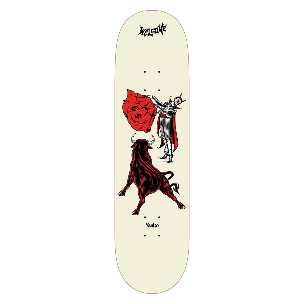 Welcome Jake Yanko Matador On Popsicle Skateboard Deck 8.5